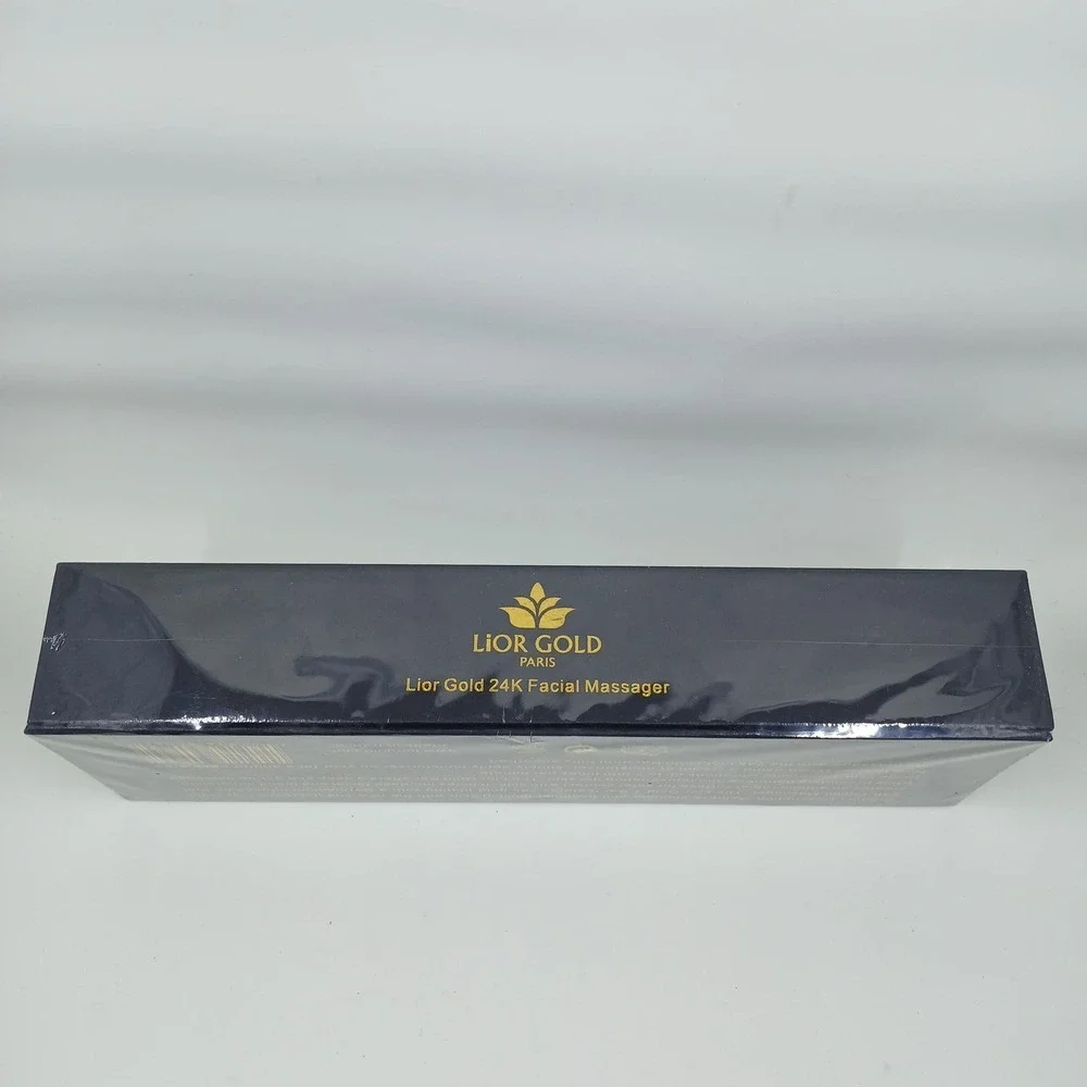 Lior Gold 24K Gold Facial Massager Face‎ Neck Vibrating T-Bar Anti-Aging Tool